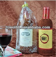 cheap textile wine bottle cake towel