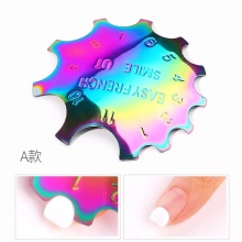 Gold and Silver 3D Nail Art Tools and Templates for French Manicures - Wholesale