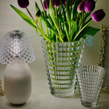 Baccara Large 30cm Crystal Glass Vase