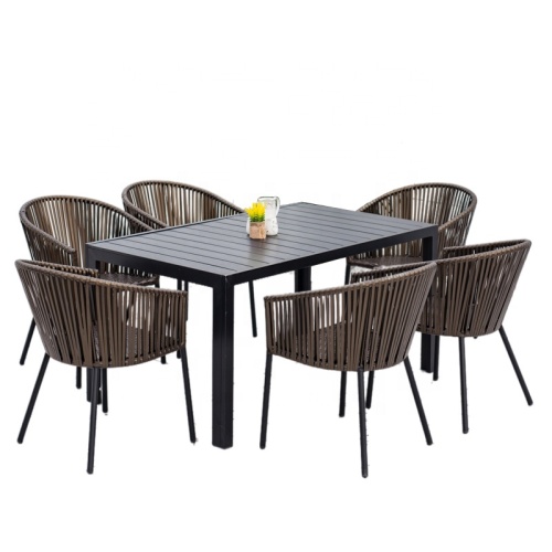 Balcony Furniture Outdoor Garden Rattan Dining Chairs