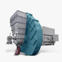 High efficiency low noise heating fan