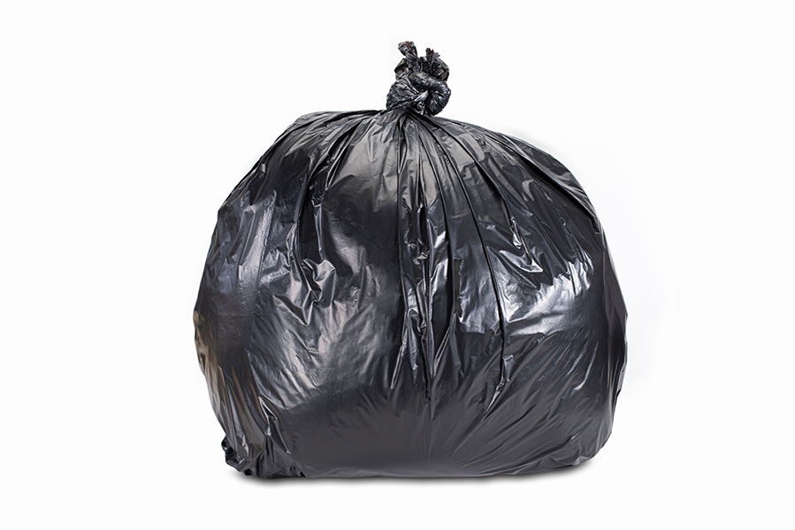 Big Capacity Black Plastic Garbage Bag