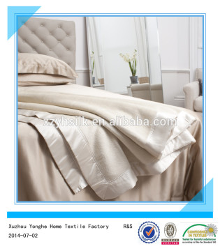 High Quality 100% Silk Fleece Blanket With Silky Life