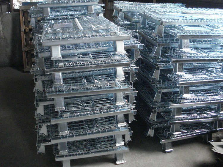 Stackable Galvanized Pallet Cage