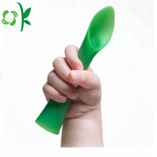 100% Silicone bé muỗng đào tạo BPA-miễn phí Trainer Spoon