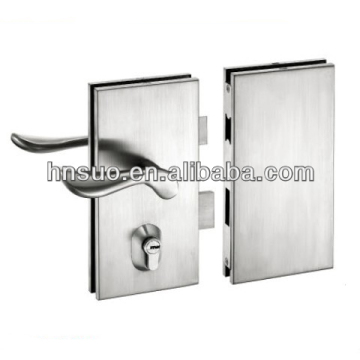 fashion double side handle door glass lock