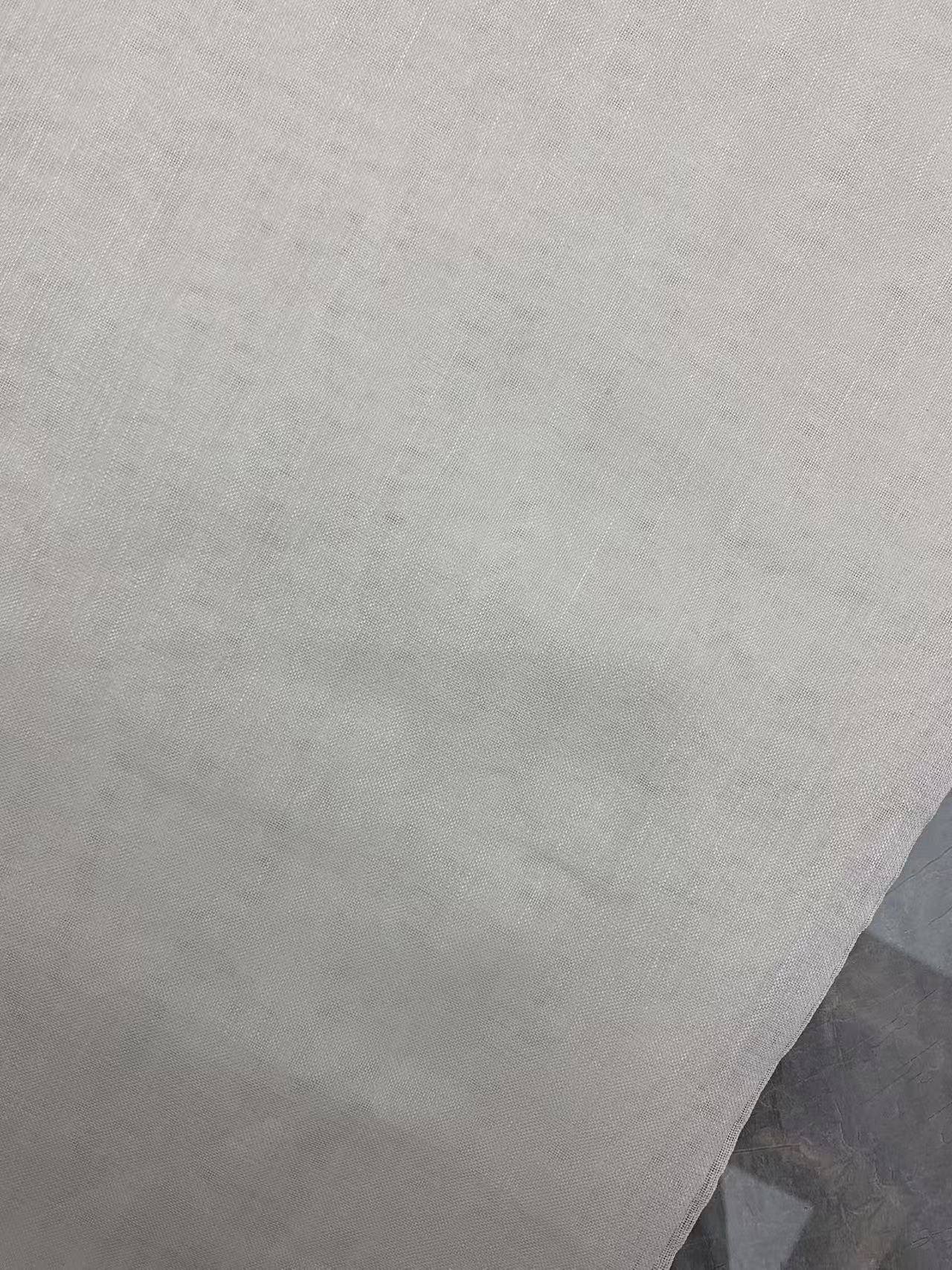 Tela transparente de color liso para cortinas Solid Color Sheer Fabric for Curtains