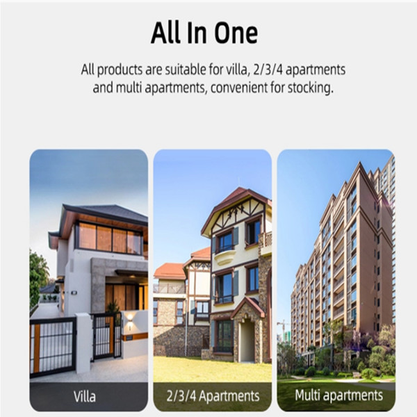 LINUX KNK ANDROID 4 wired video intercom villa private house video door phone intercom