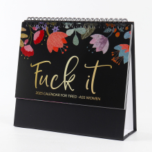 Personalized Desk Calendar Table Calendar Standing Calendar