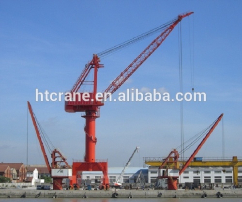 100ton mobile marine pedestal crane
