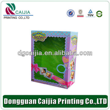 Paper custom cardboard packaging box for toys