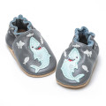 Miękkie skórzane ryby Unisex Baby Buty