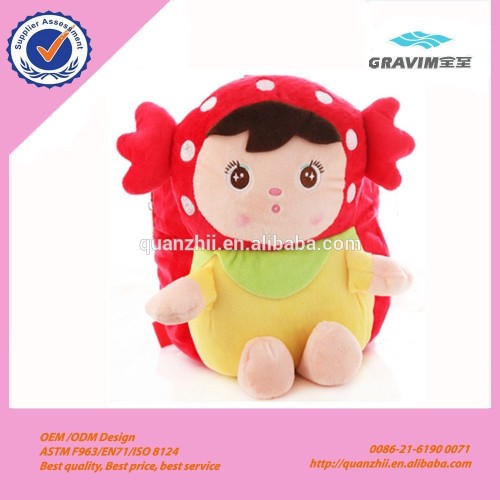 2015 Special desgin creative plush candy stuffed animal bag