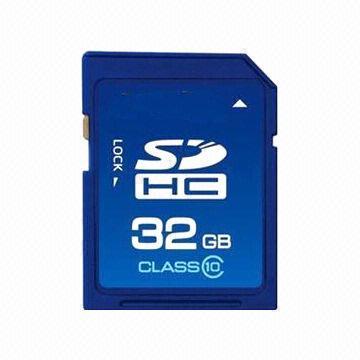 SDHC Card, 1 to 32GB Capacity Available