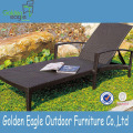 Outdoor Poolside Foldable Rattan Sun Lounger