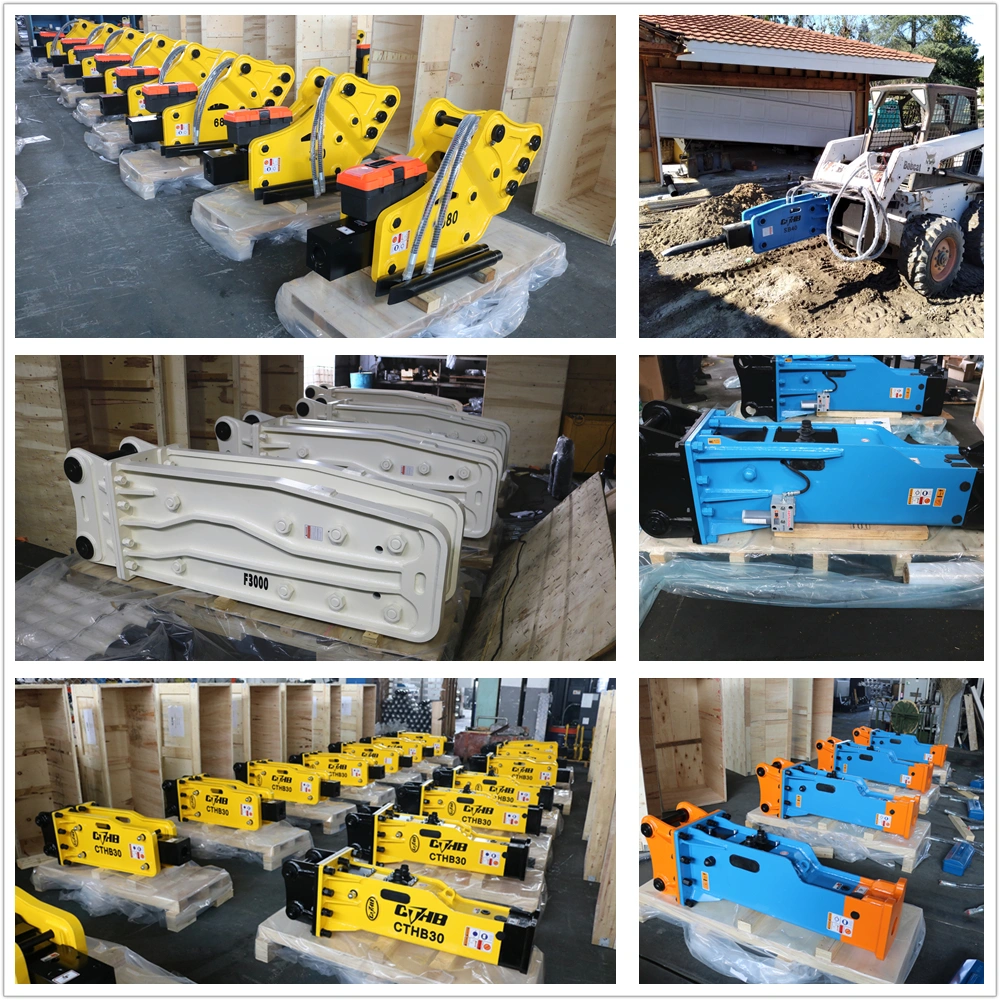 Backhoe Loader Hydraulic Breaker for Building Reinforce Concrete and Road