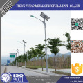 Solar Panel Street Light Pole met gegalvaniseerd