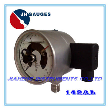 Electrical contact pressure gauge