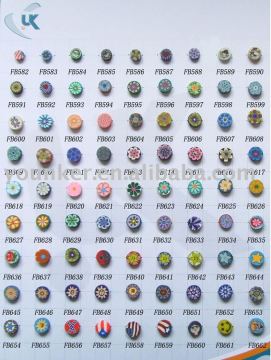 DIY Flat Round Clay Beads