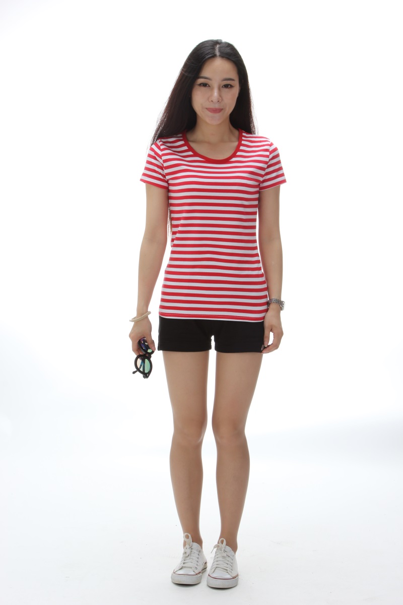 Navy Striped T Shirt