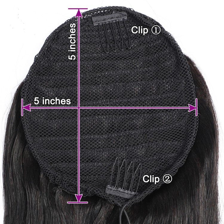 Top Quality Brazilian Ponytail Extensions Human Hair Ponytail Curly Drawstring Ponytails For Black Women