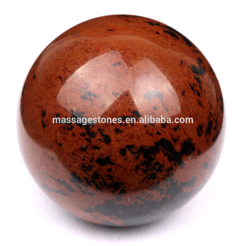 Natural marble mahagony sphere hand craved customize size ball