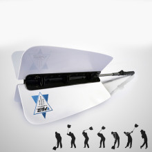 PGM Golf Training Aids Golf Wind Practice Fan Auxiliary Supplies Rod Swing Trainer Orange White Golfs Swing Trainer Wind Trainer