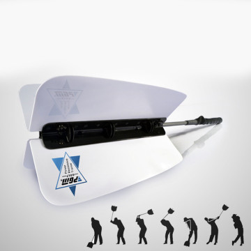 PGM Golf Training Aids Golf Wind Practice Fan Auxiliary Supplies Rod Swing Trainer Orange White Golfs Swing Trainer Wind Trainer