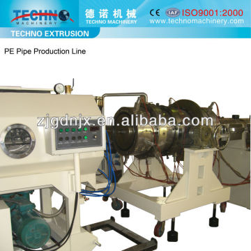 PE Plastic Pipe Extruder Machinery