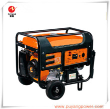 6000W electric start gasoline generator with handle and wheels