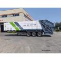 3 essieux semi-remorque mobile Garbage Collection Camion