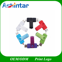 Swivel USB Flash Drive Plastic USB Memory Thumbdrive Phone USB Stick