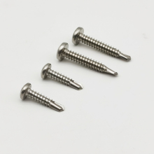 With 3/8" head self-drilling screw
