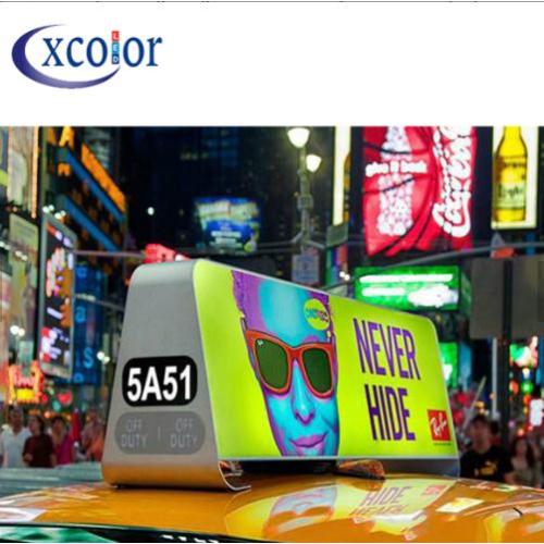 High Brightness P4 Car Top Roof Screen Display