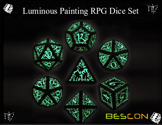 Luminous Painting RPG Dice Set