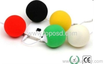 Portable Mini Mobile Phone Speaker Iphone Speaker Colorful Sponge Speaker Music Balloon Speaker?