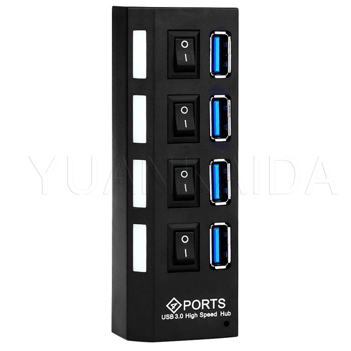 on/off 3.0 usb hub