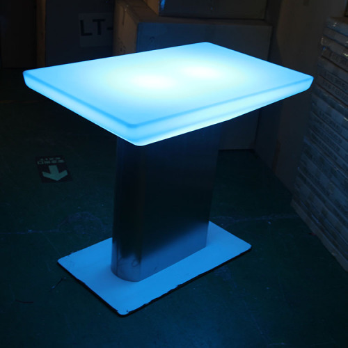 Рекламный высокий светящийся ночной клуб Led Bar Table