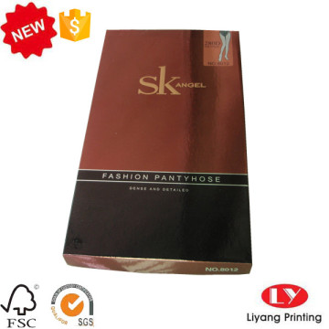 Silk stockings one piece box with lid