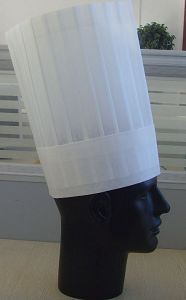 Eco-cotton Flat Top Chef Hat