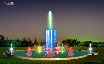 musical garden fountain outdoor