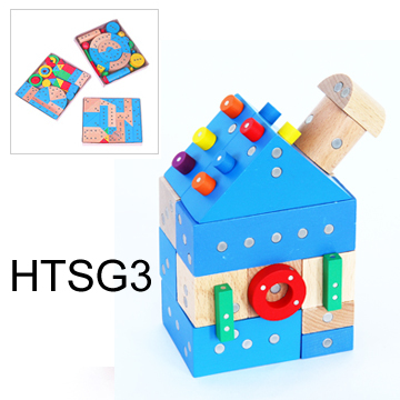 Wooden toys - magnetic puzzle for student (HTSG3)