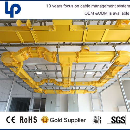 pvc/abs plastic material cable tray manufacturer for fiber optical cable made in china