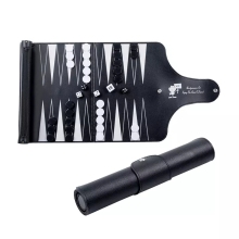 Wholesale Leather Backgammon Travel Bag Sets for Rolling