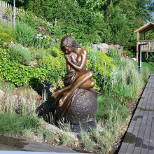 Best selling life size bronze figure statues nude sexy girls figures sculpture for garden or backyard decoration