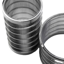 Stainless Steel Wedge Wire Filter Screen Basket Rotary Drum Filter for Koi Pond