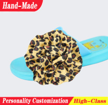 Ladies shoes flower fabric decoration