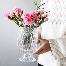 Hight Quality Transparent Cylinder Wedding Flower Vase