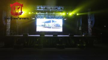 12x8.7x6.3m Mobile Music Stage Truck