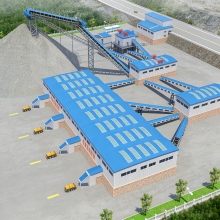 3000 TPH Limestone Crushing and Screening System